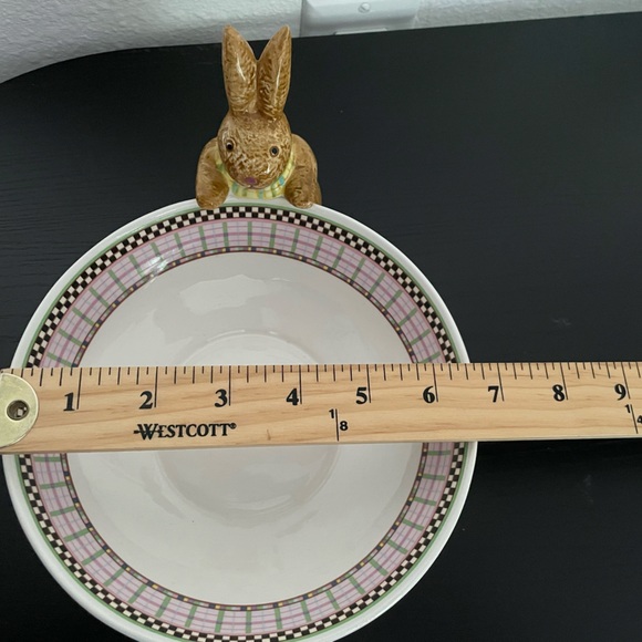 Vintage Debbie Mumm by Sakura “Spring Is In The Air Bunny” Nibbler Bowl. - Picture 3 of 4